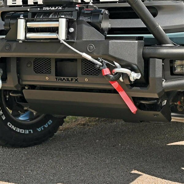Water World BR003T Front Bumper Skid Plate for Bronco WA3570797